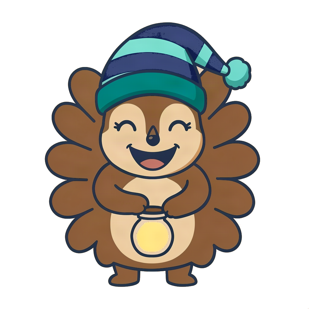 Hob the hedgehog smiling